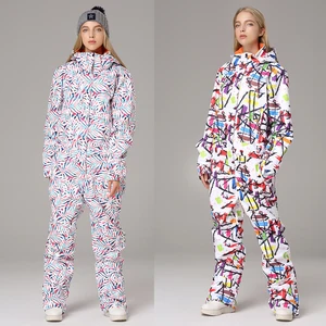 Комбинезон женский зимний, с капюшоном, водонепроницаемый, 2021