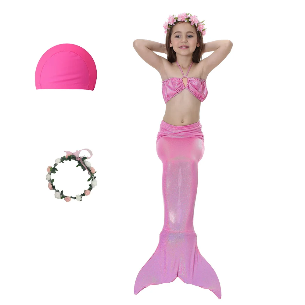 Новинка красивое детское одеяло хвост русалки для плавания бикини нарядное