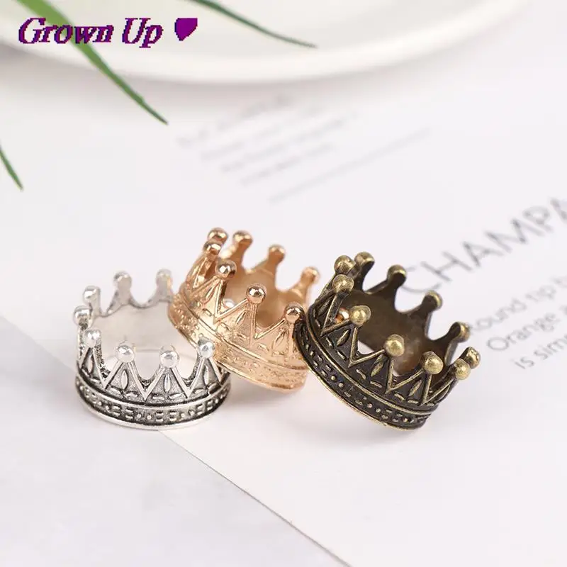 Корона из металлического сплава 1:12 миниатюрный кукольный домик Золотая