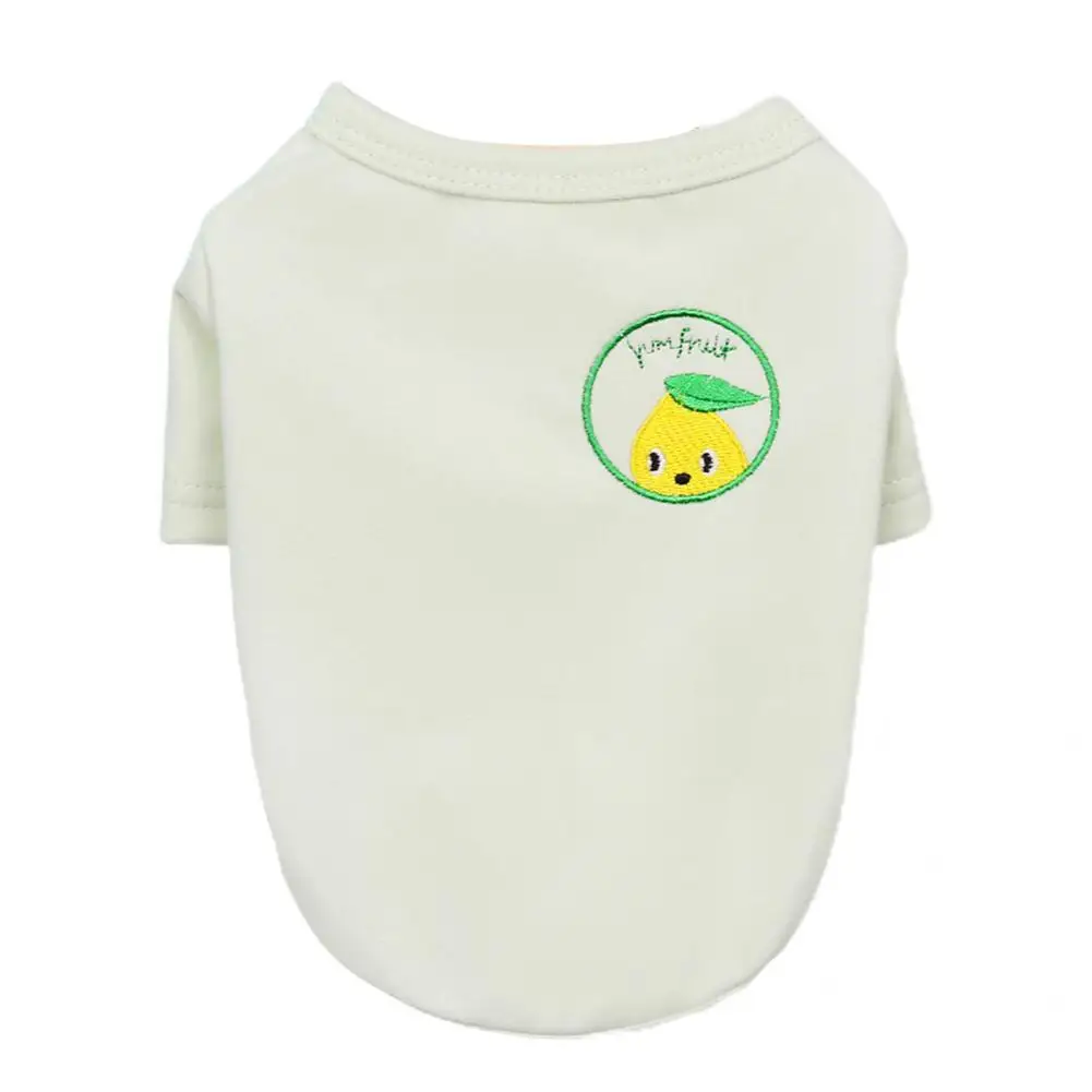 

Skin-friendly Stylish Cartoon Pet Dogs T-shirt Soft Texture Dog Costume Round Neck for Winter