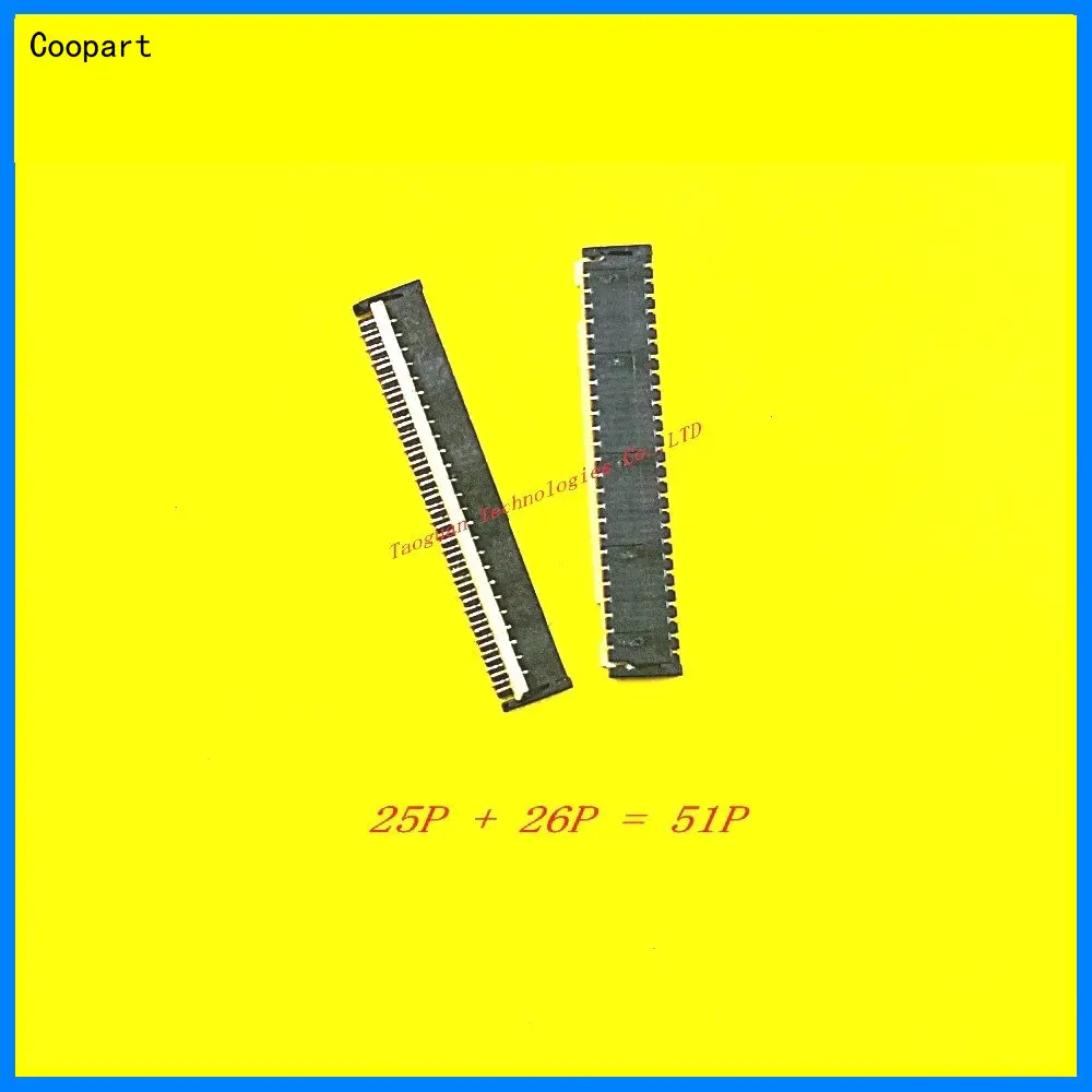 Новый ЖК-дисплей Coopart 51PIN сенсорный FPC разъем порта на материнскую плату для HTC Huawei