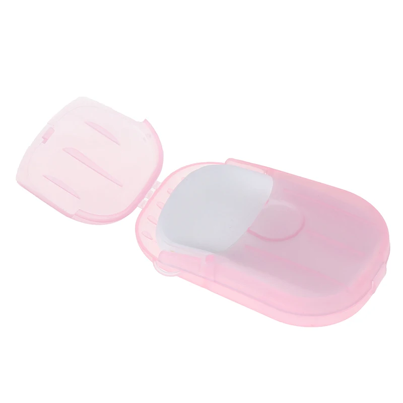 

20pcs/box Paper Cleaning Soaps Portable Hand Wash Soap Papers Scented Slice Washing Hand Bath Travel Scented Foaming Small Soap