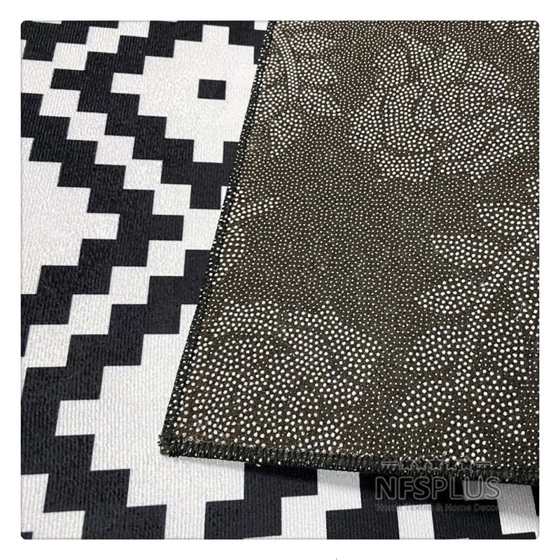 2PCS/SET Kitchen Carpet Floor Mat Rugs 40x60cm & 40x120cm Polyester Fiber Geometric Designs PVC Dots Anti Slip Door Doormat|Коврик| |