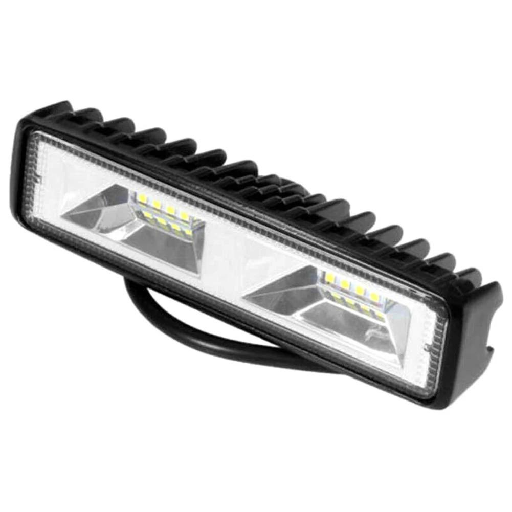 

1 Pair Car Waterproof 18W 12V 16LED Work Light Strip Spotlight Driving Light Offroad Truck Bus Car Light Assembly Day Work Light
