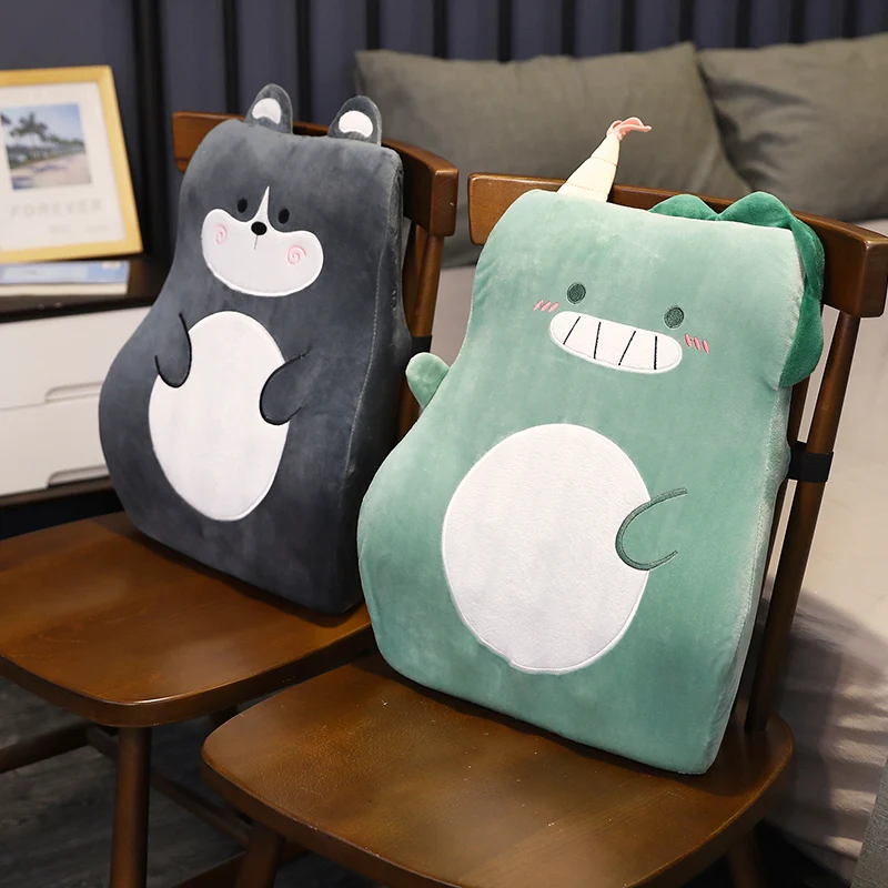 Подушка из пены с эффектом памяти для поясницы мягкая подушка мультяшное кресло