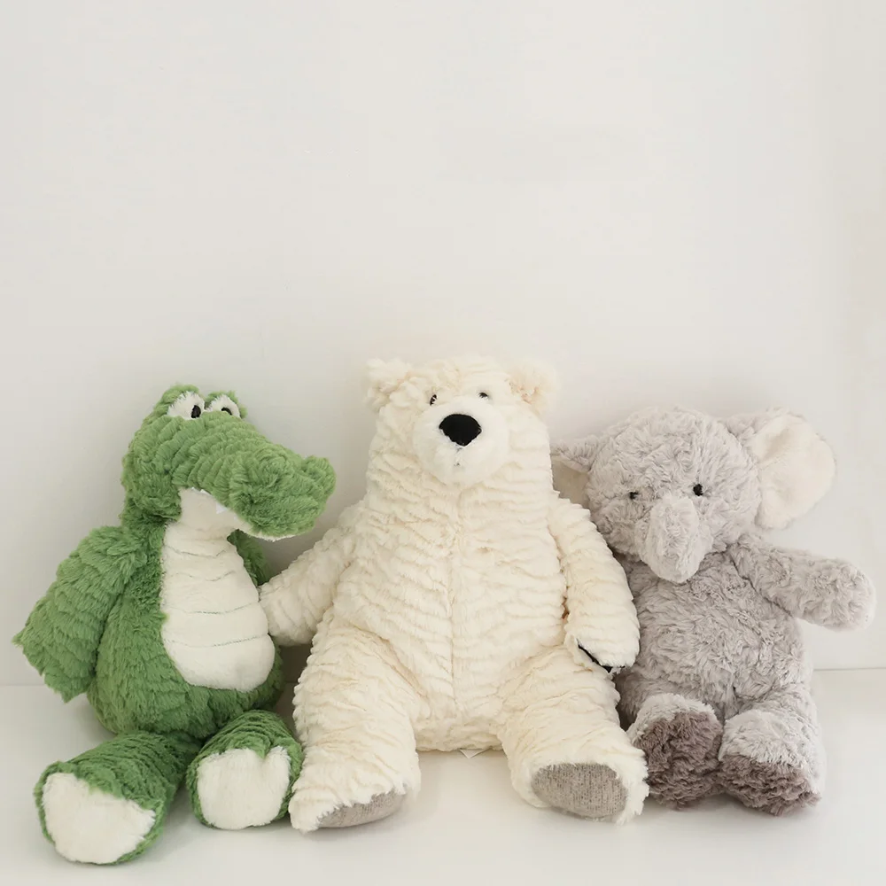 

Crocodile Stuffed Animal - Plush Toys - Great for Nursery Decor - Baby Gifts - Cute Fluffy White Polar Bear Plush Toy