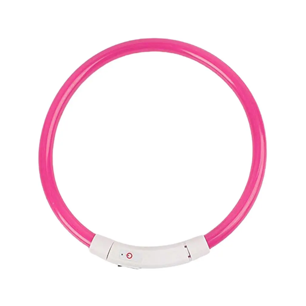 

Dog Collar USB Rechargeable Light-emitting Pet Collar TPU Can Cut Dog Safety Light Suitable For Small And Medium Dogs