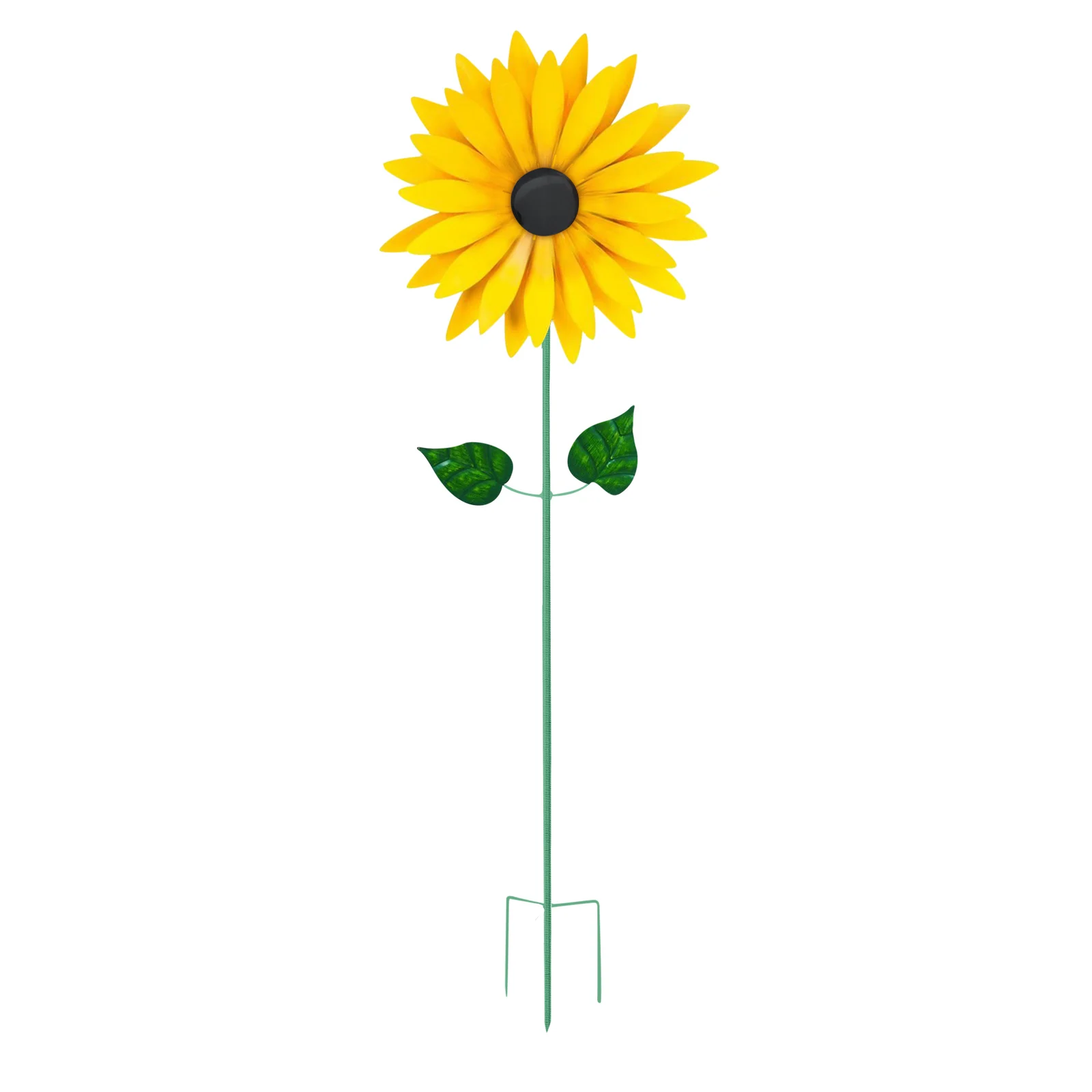

30" Sunflower Windmill Garden Decor Portable Sunflower Yard Stake Outdoor Decor Metal Yard Art Sunflower Pole Can Be Bent