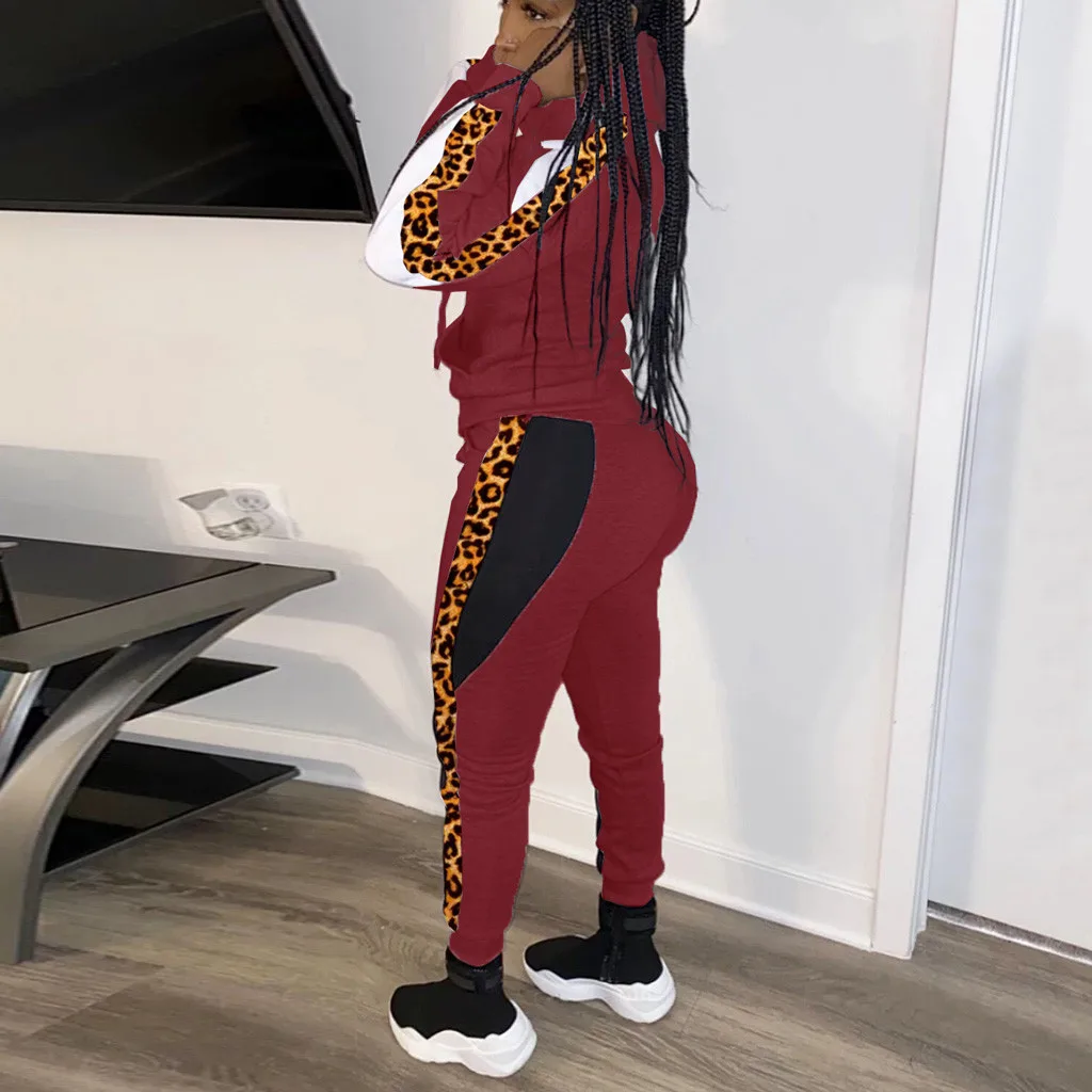 Женские спортивные костюмы комплект из 2 предметов новинка 2019 года брендовая