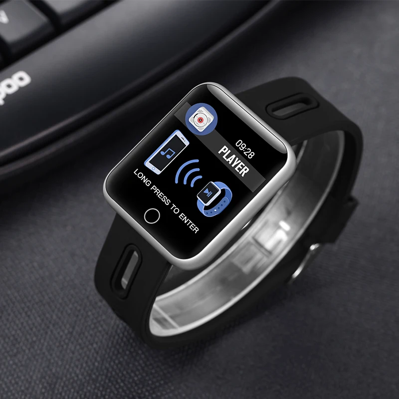 

BINSSAW Bluetooth Smart Watch Men With Touch Screen Big Battery Support TF Sim Card Camera for Android Phone Smartwatch+BOX