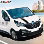 Автомобильный Стайлинг головной капот полосы декор наклейки для Renault Trafic виниловые наклейки авто капот крышка двигателя спортивные наклейки
