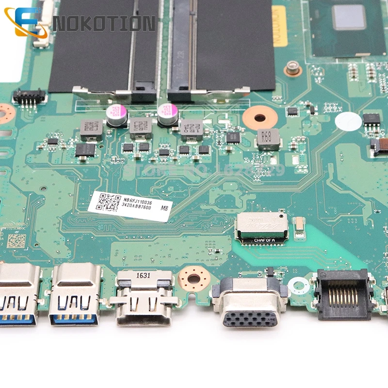 NOKOTION для acer aspire E5-575 E5-575G материнская плата для ноутбука SR2ZV I7-7500U процессор GTX950M GPU DAZAAMB16E0 NBGFJ11003 основная плата