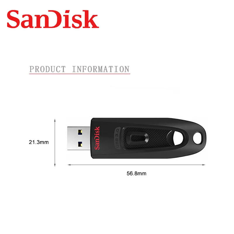 Флеш-накопитель SanDisk CZ48 флеш-накопитель USB 3 0 256 ГБ 128 Гб 64 32 16 | Компьютеры и офис