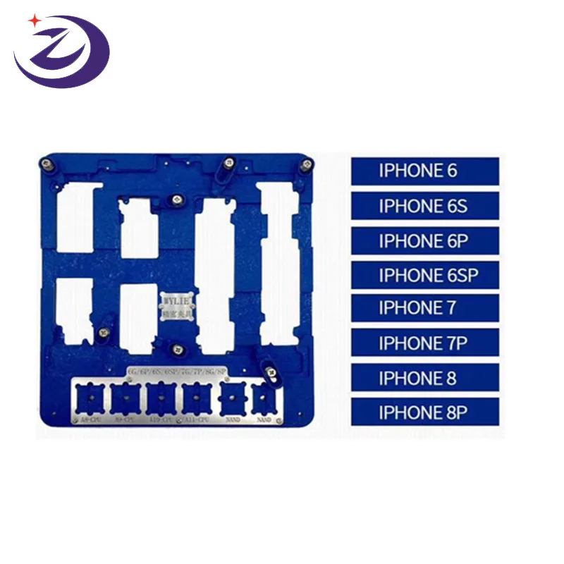 

8 In 1 IPhone Mainboard Fixture Phone Repair Motherboard Fixture For IPhone 6 6S 6P 6SP 7 7P 8 8 Plus IC Chip PCB Board Holder