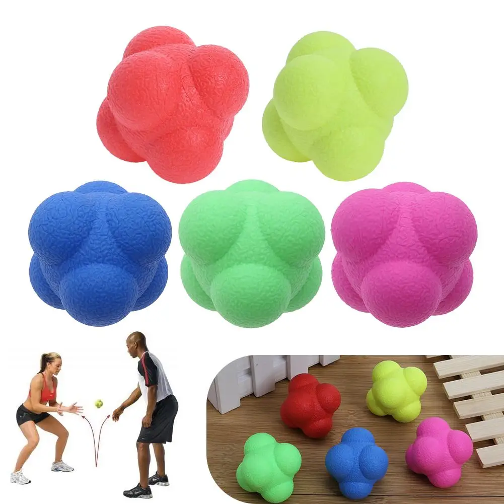 

Agility Ball Hexagonal Reaction Agile Towards Training Improvement of Hand-eyereaction Jump Fitness Ball Reaktionstraining Sport