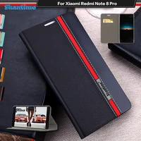 luxury pu leather case for xiaomi redmi note 8 pro flip case for xiaomi redmi note 8 pro phone case soft tpu silicone back cover