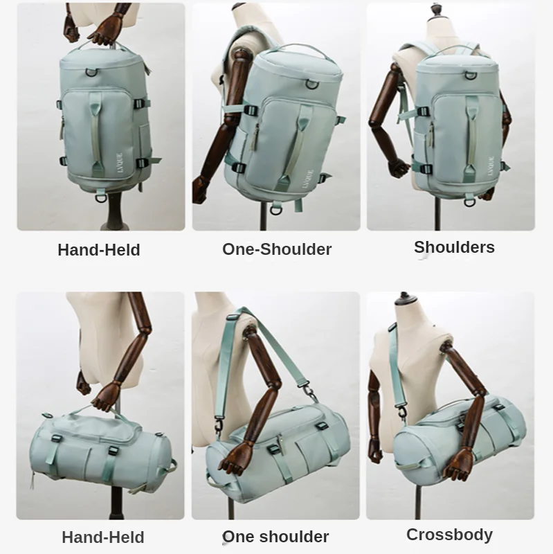 Sports Fitness Bag Gym Dry Wet Separation Shoes Training Yoga Bag Hand Luggage For Short Distance laguageTravel Backpack