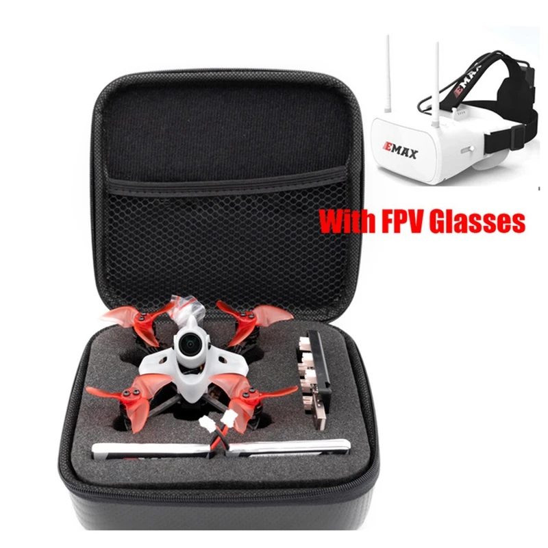 

EMAX TINY II Race FPV Racing Drone with F4 FC / 1103 7500KV Motor / Runcam Nano 2 Camera Support 5.8G FPV Glasses