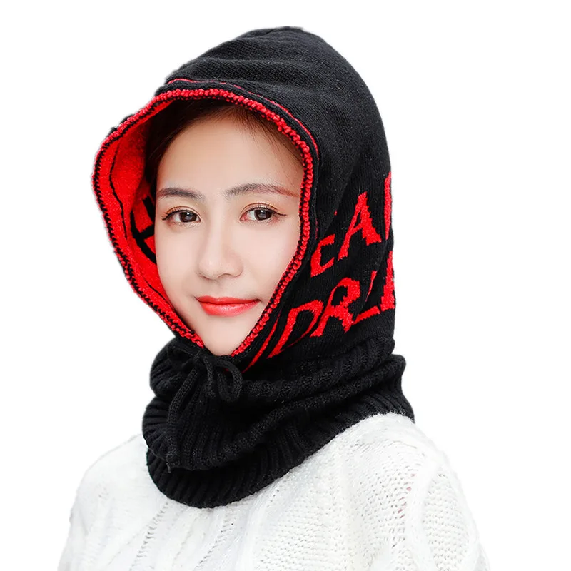 Зимняя вязаная шапка бини мужской шарф Skullies вязаные шапочки зимние шапки для