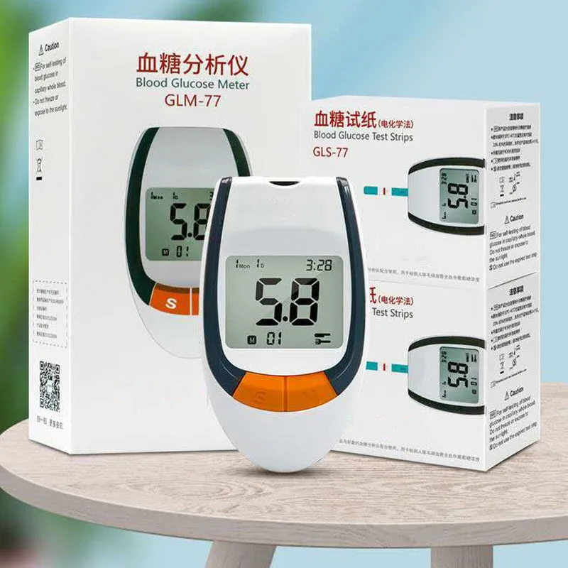 

Diabetes Home Health Diabetic Glucometer Precise Lancing Device Blood Sugar Meter Glucometer Kit Tester