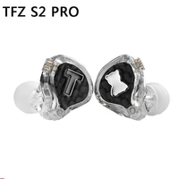 tfz s2 pro dynamic driver in ear hifi wired headphones dj professional monitors music bass sports earphones detachable cable