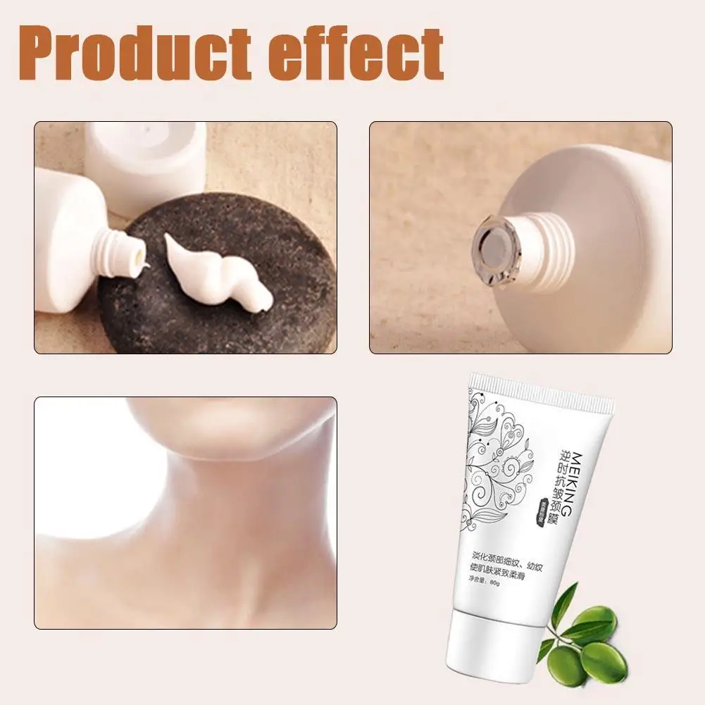 80 г Крем для шеи против морщин маска отбеливающая подтягивающая уход за кожей