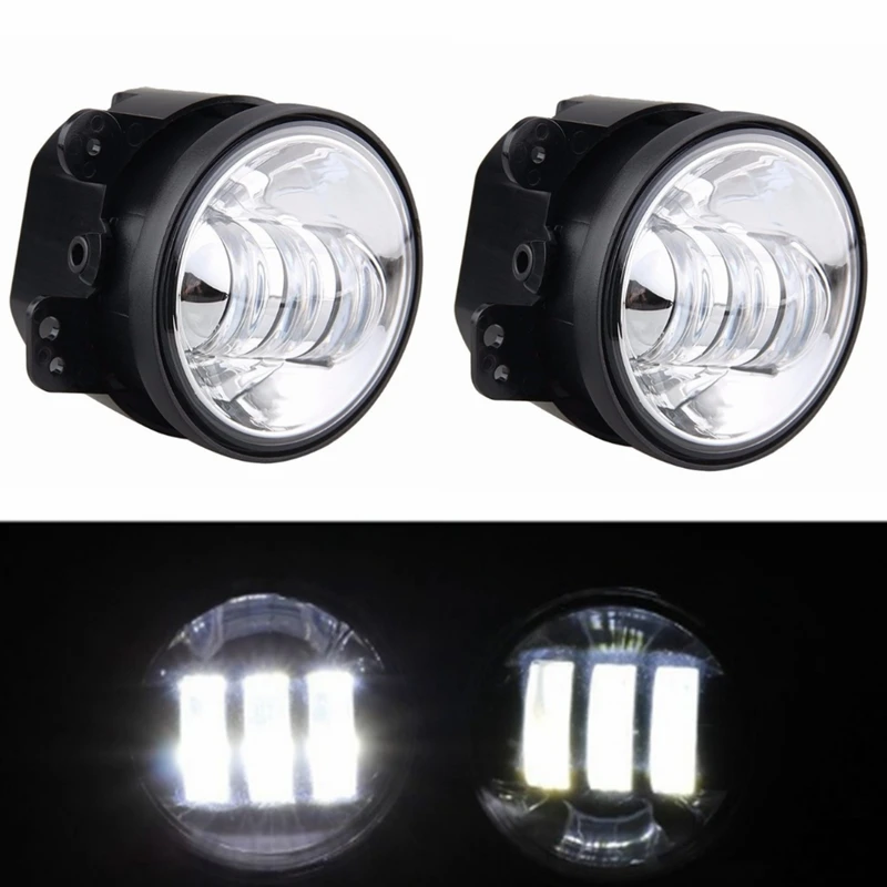 Светодиодные противотуманные фары для Jeep Wrangler JK 07 16 30 Вт 4 дюйма|led fog light|fog lightled |