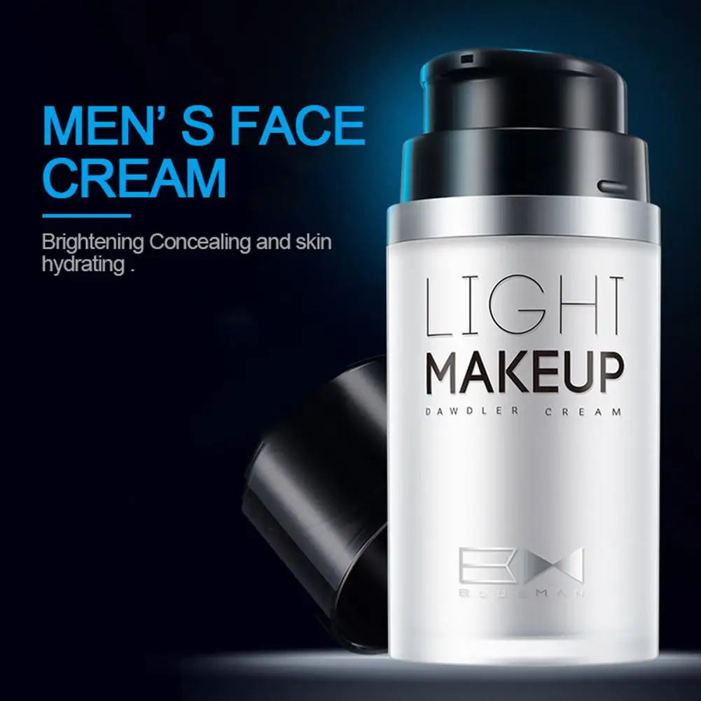 Men's Face Cream Moisturizing Oil-controlling Complexion Brightening Acne Concealing Anti-wrinkle Foundation BB Dropship | Красота и