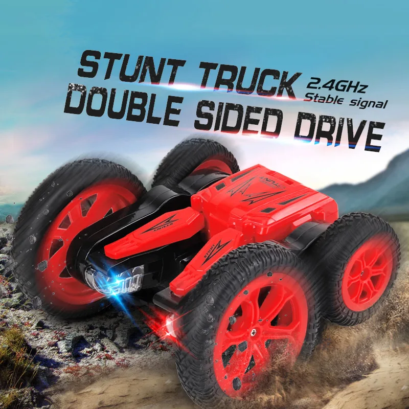 

RC Stunt Car Remote Control 2.4GHz Double Sided Rotating Tumbling Toys for Kids NSV775