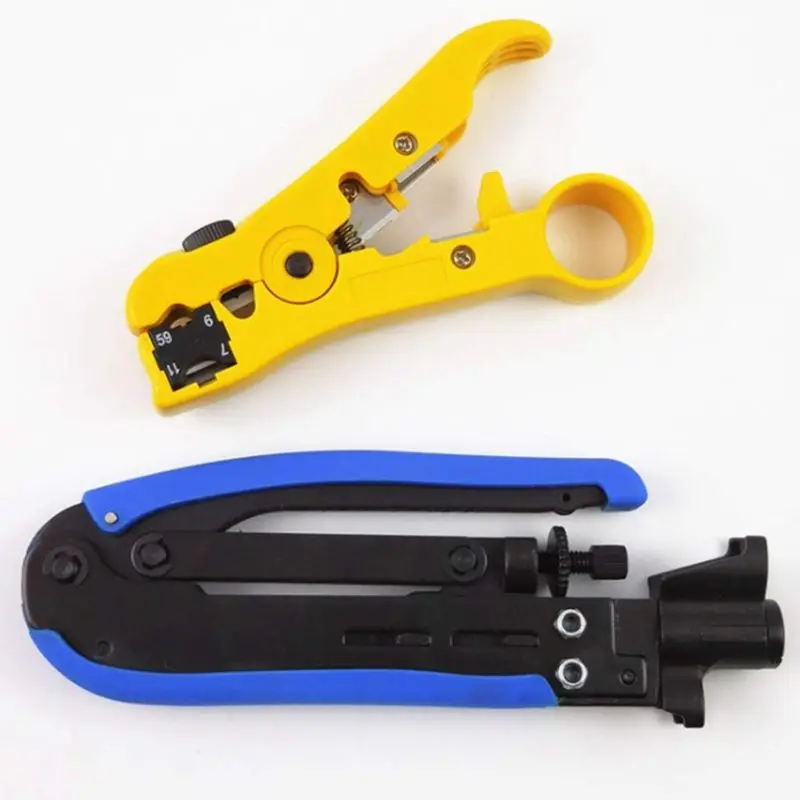 Коаксиальный инструмент для сжатия коаксиальный кабель комплект обжима