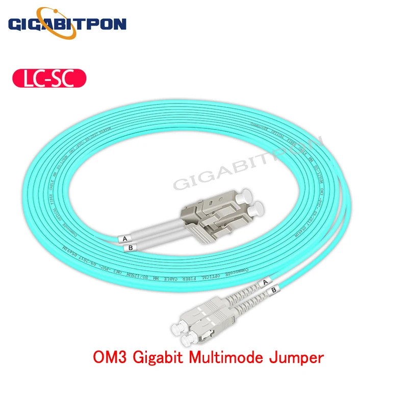 10 patch cord LCUPC TO LCUPC OM3 DX fiber patch cord FC-FC 2.0MM fiber patch cord multimode fiber patch cord