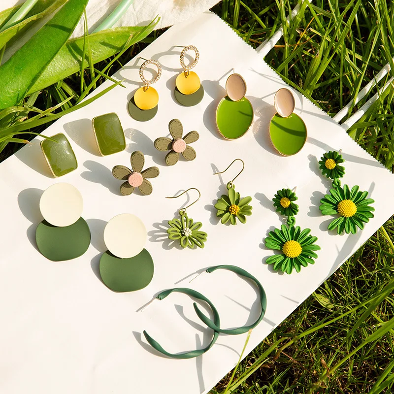 Серьги Morandi новые модные серьги с фруктами в виде маргариток женские корейские