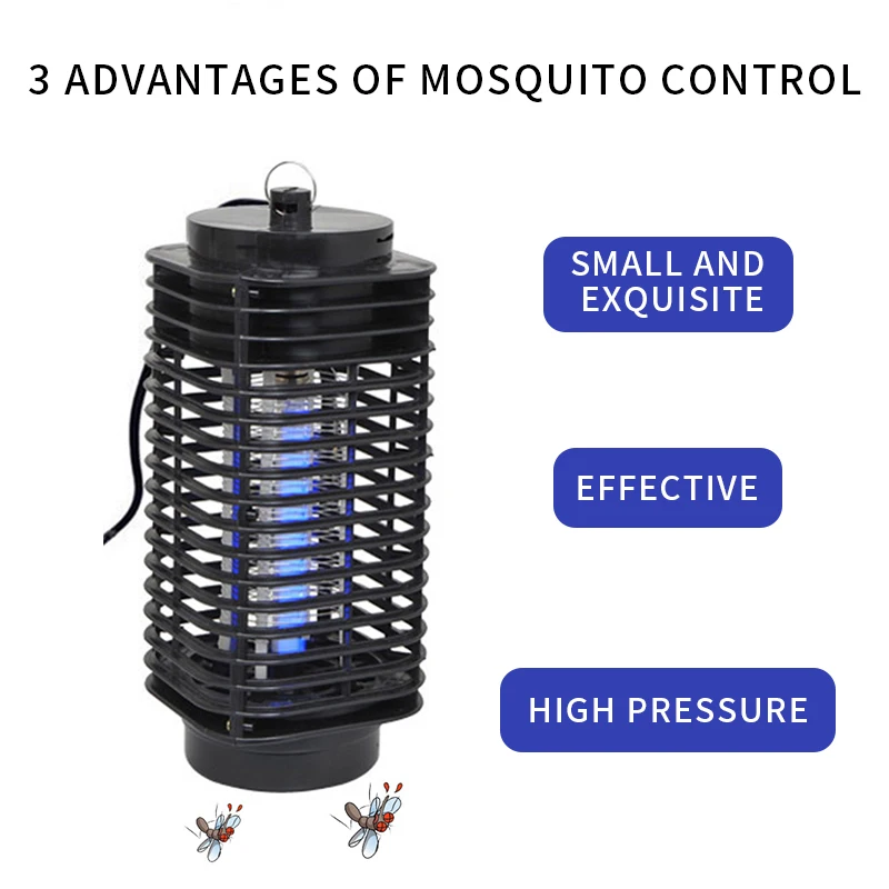 

Electric Mosquito Killer Lamp Anti Flies Fly Bug Insect Zapper Trap Living Room Home Mini Pest Reject Catcher Light EU US Plug