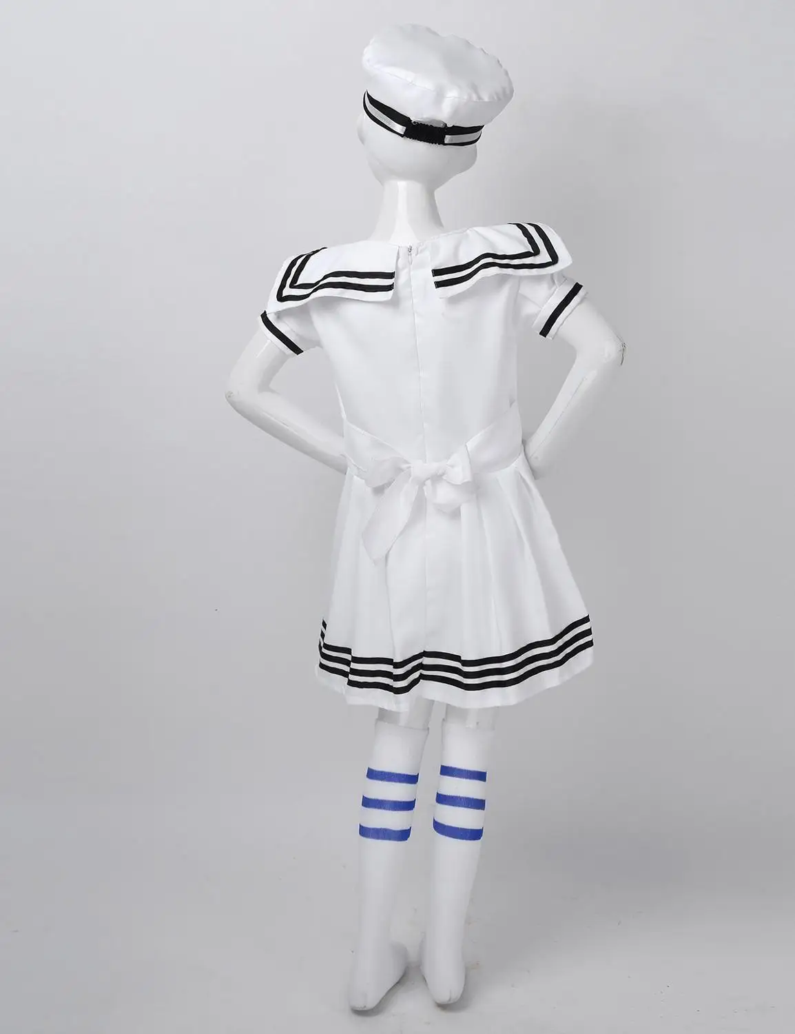 Детский костюм для девочек Матросская форма школьная хорового выступления