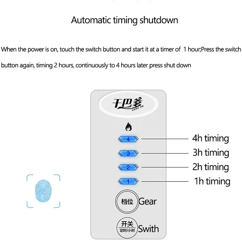 Портативная сушилка для одежды с таймером 110 В/220 В многофункциональная обуви