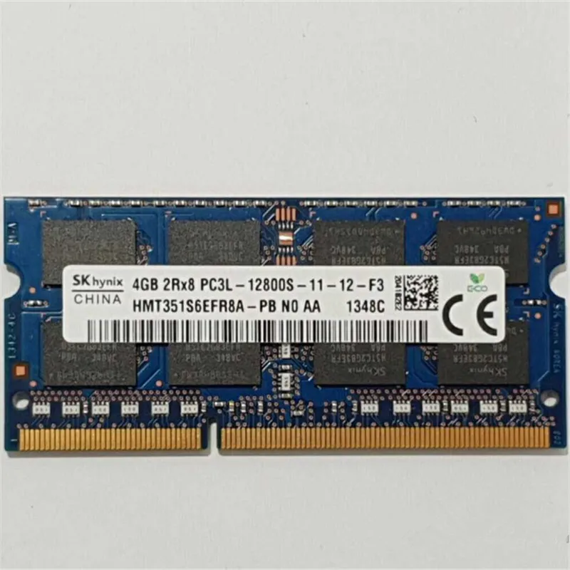 Память для ноутбука Sk hynix ddr3 rams 4 Гб 2Rx8 PC3L 12800S 11 1 35 в DDR3 1600 МГц память