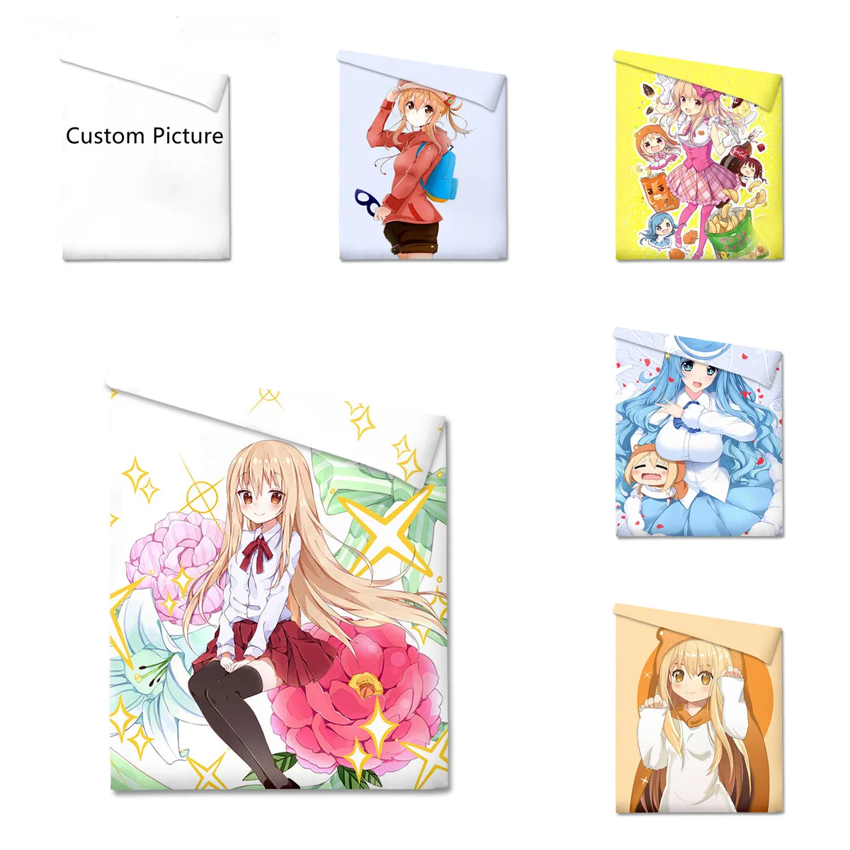 

Home Textile Bedding Sets Anime Himouto! Umaru-chan Doma Tachibana Custom Bed Quilt Duvet Cover Home Decor Bedclothes Milk Silk