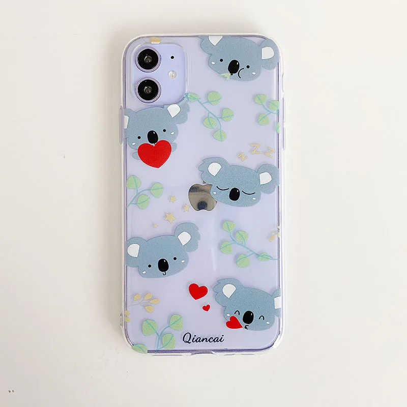 

Funny sloth cartoon cute phone cae for iphone 11 case soft silicone for iphone 7 8 plus XS MAX XR cover fundas clear TPU coque