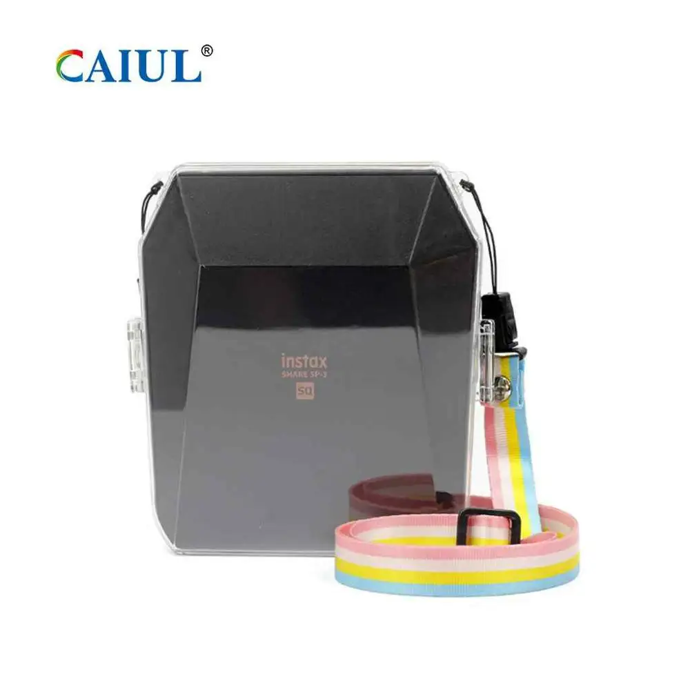 CAIUL Vintage PU Leather case bags for Fujifilm instax share sp-3 SQ camera instant film compact protect bag should | Электроника