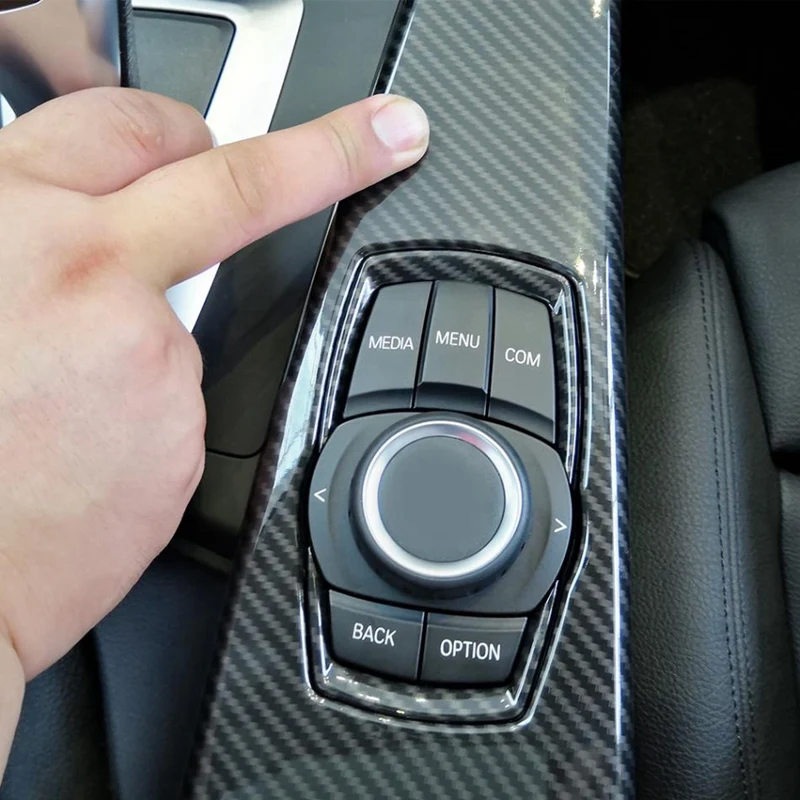 Автомобильные аксессуары из углеродного волокна Abs внутренняя Мультимедийная