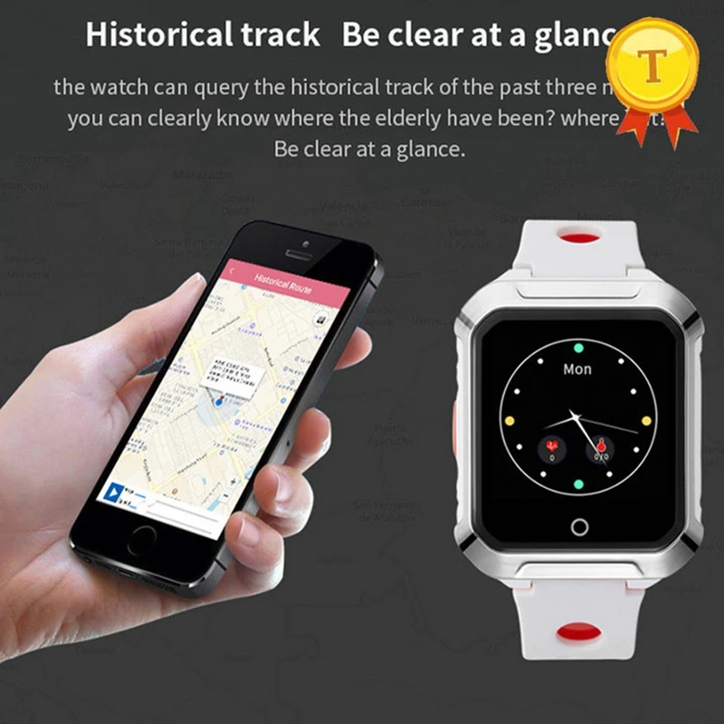 Умные часы с GPS и датчиком артериального давления водонепроницаемые пульса gps для