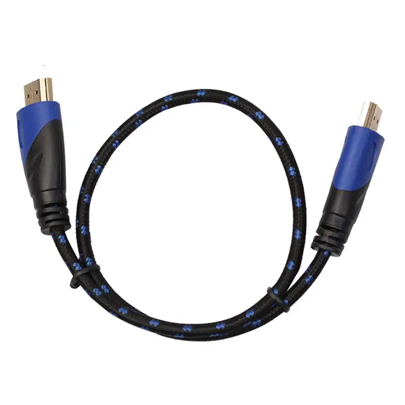 Позолоченный hdmi кабель HD видео вывода двойного цвета режим красного и черного