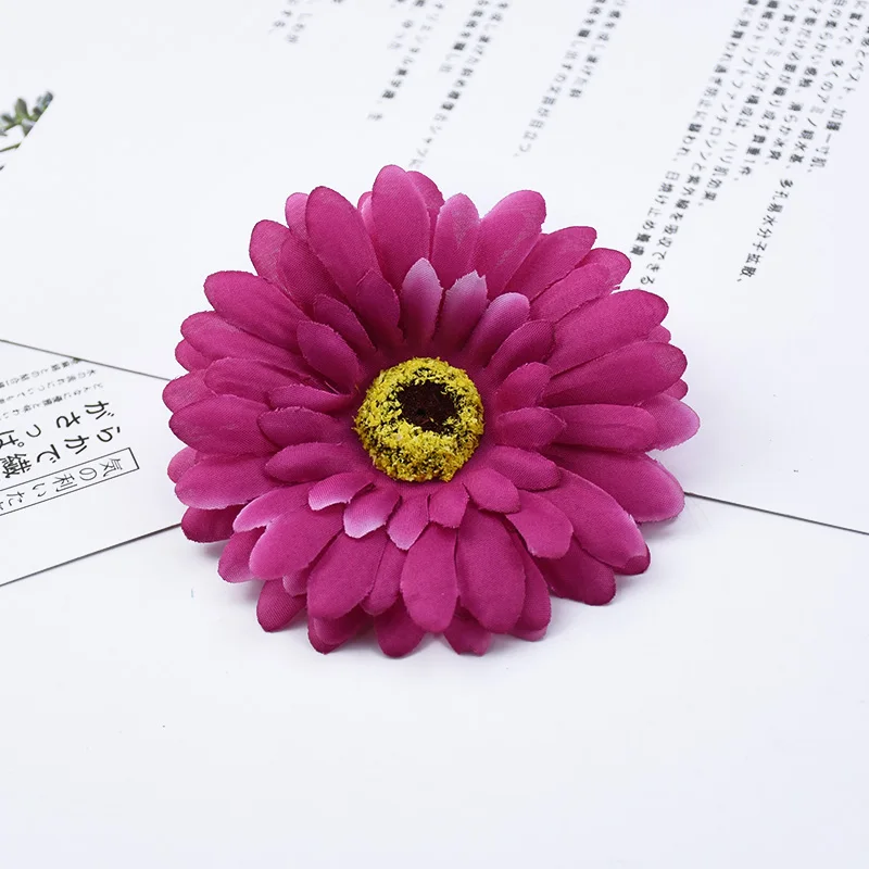 

6 шт., искусственные цветы Gerbera, шелк, CYJT