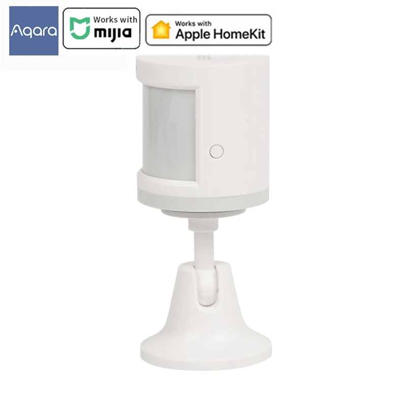 Умный датчик движения Aqara Zigbee интенсивности света с держателем управление через