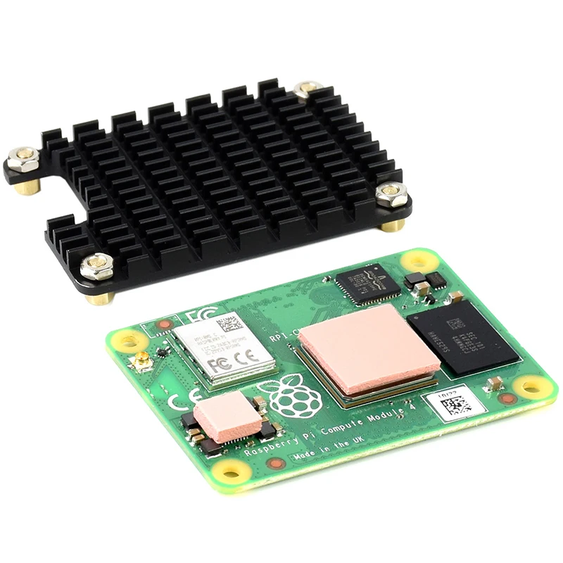 CM4 Dedicated Aluminum Heatsink for Raspberry Pi Compute Module 4 with Thermal Pads | Компьютеры и офис