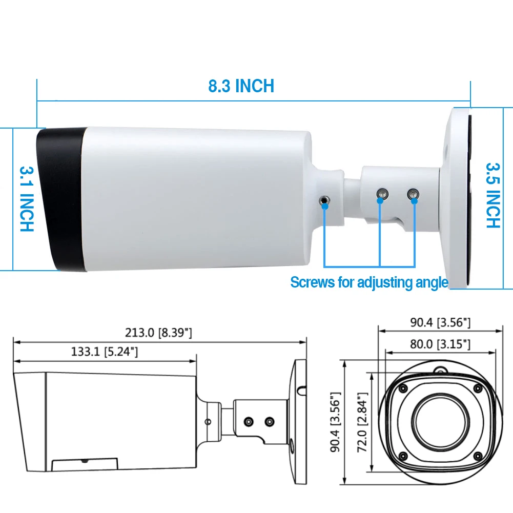 Оптовая продажа Dahua IPC HFW4431R Z 4 шт./лот 4MP камера 2 7 12 мм VF объектив моторизованный