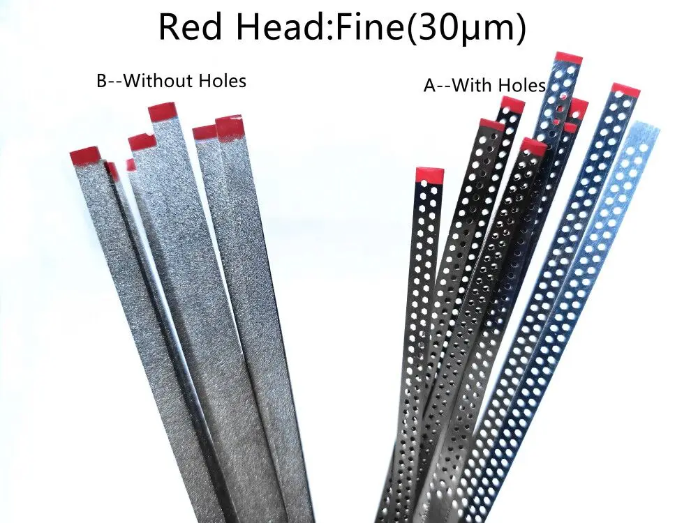 

20Pcs Dental Single Side Polishing Strips With Diamond Polishing Sands