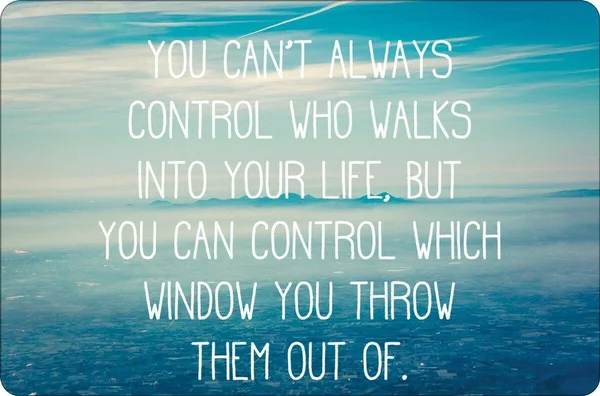 

Tin Sign You Can't Control Who Walks Into Your Life Blue Home Decor Coffee Bar Decoration