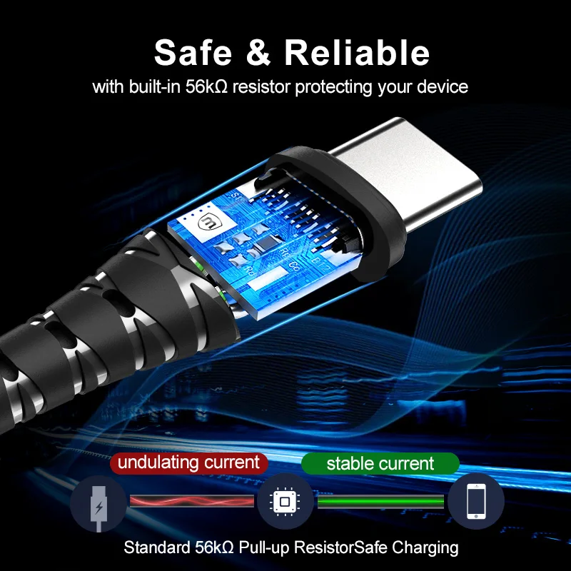 Кабель usb c для Samsung S9 Type-c 3 м 2 А | Мобильные телефоны и аксессуары