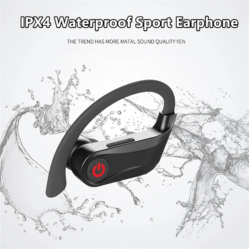 TWS 5,0 Bluetooth наушники 3D стерео беспроводные наушники для спорта powerBeats pro headphon Водонепроницаемая гарнитура с зарядным устройством